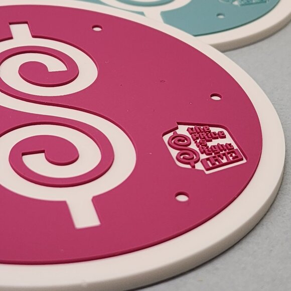 The Price is Right LIVE! Rubber Plinko Chip Drink Coasters